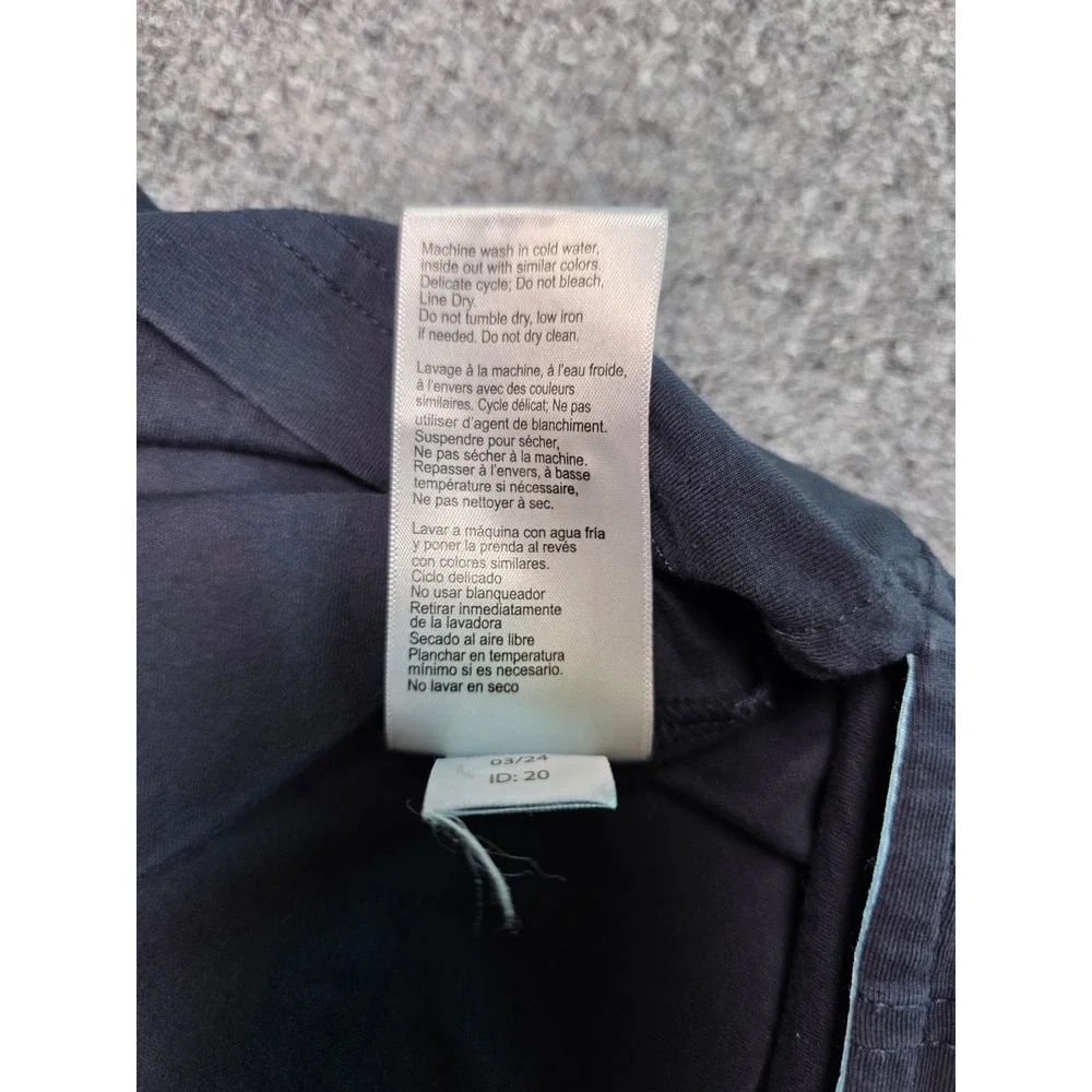 Psycho Bunny Polo Shirt Mens 4XL Navy Blue Pima Cotton Spandex Short Sleeve Logo - Picture 9 of 10